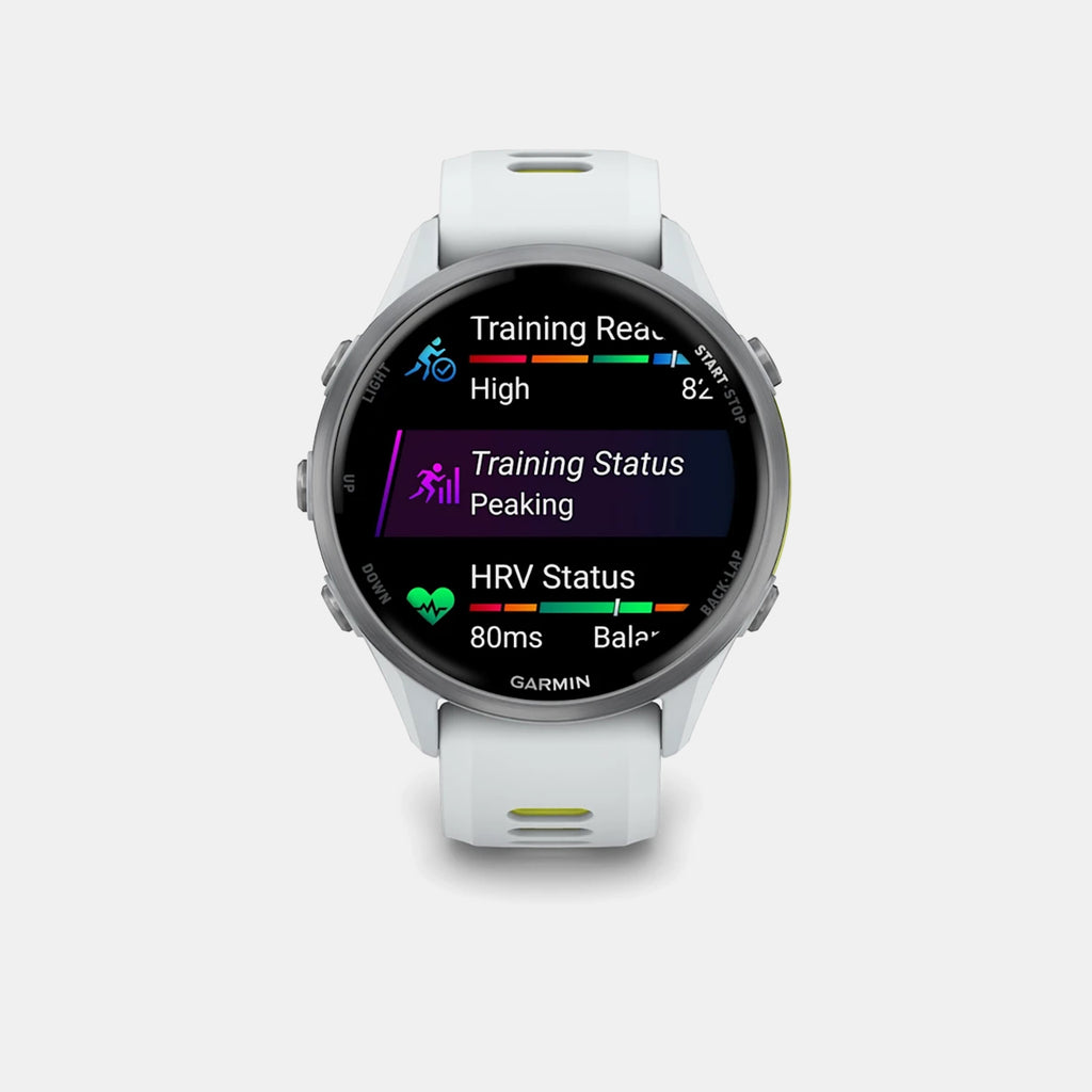 Unisex Quartz Black Dial Digital Silicone Watch 010-02969-11 Forerunner 970