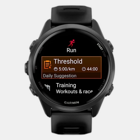 Forerunner 570 Unisex Black Dial Digital Silicone Watch 010-02970-00