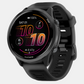 Forerunner 570 Unisex Black Dial Digital Silicone Watch 010-02971-00