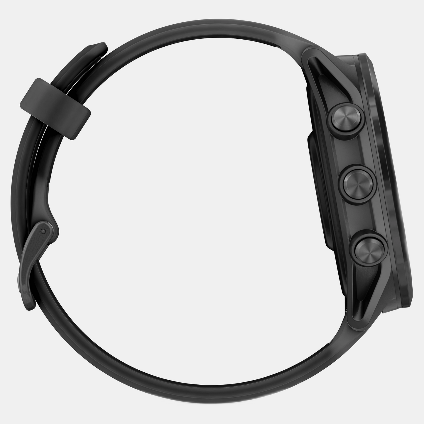 Forerunner 570 Unisex Black Dial Digital Silicone Watch 010-02971-00