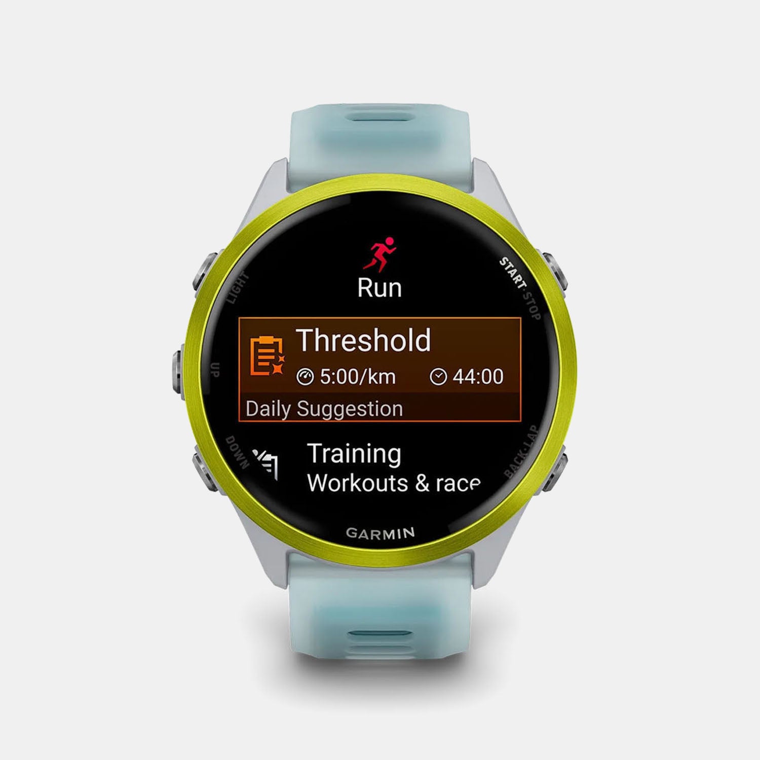 Forerunner 570 Unisex Black Dial Digital Silicone Watch 010-02971-01