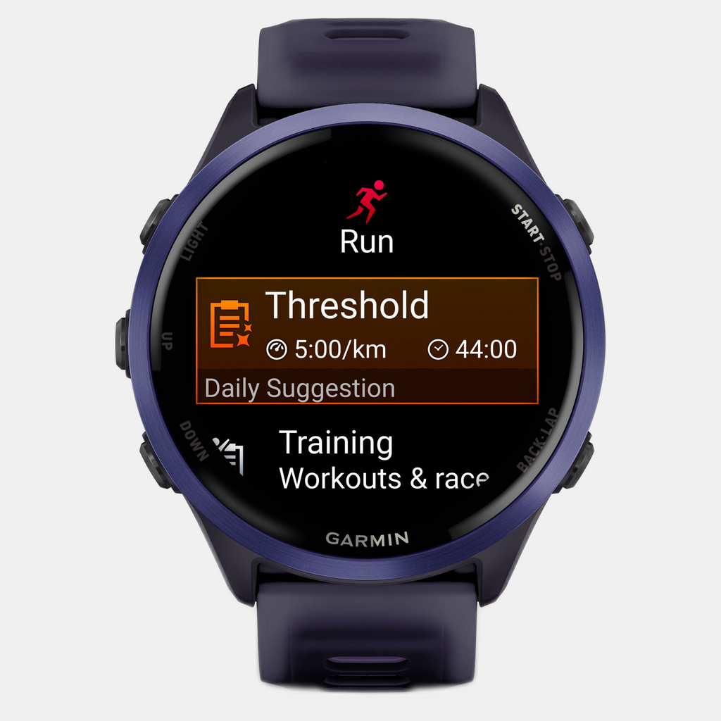 Forerunner 570 Unisex Black Dial Digital Silicone Watch 010-02971-02