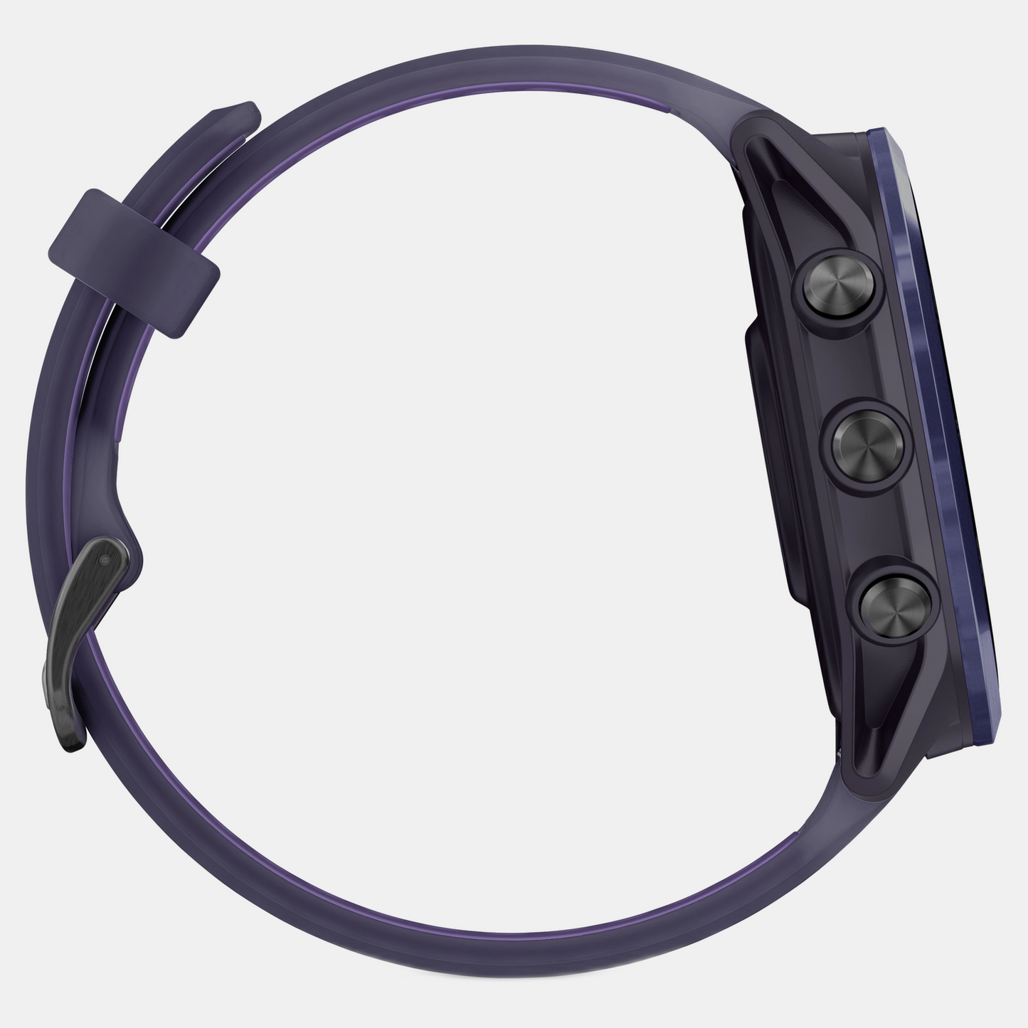 Forerunner 570 Unisex Black Dial Digital Silicone Watch 010-02971-02