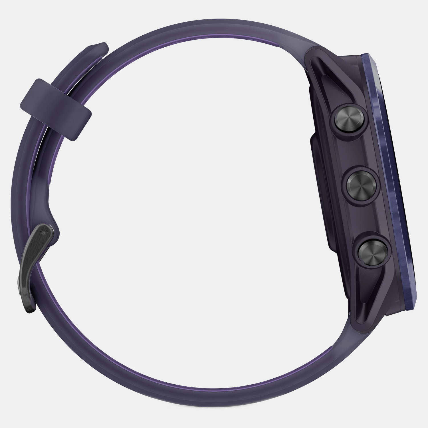 Forerunner 570 Unisex Black Dial Digital Silicone Watch 010-02971-02