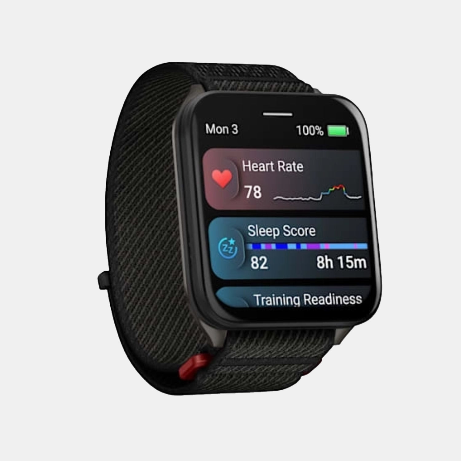 VENU X1 Unisex Black Dial Digital Nylon Watch 010-02980-02