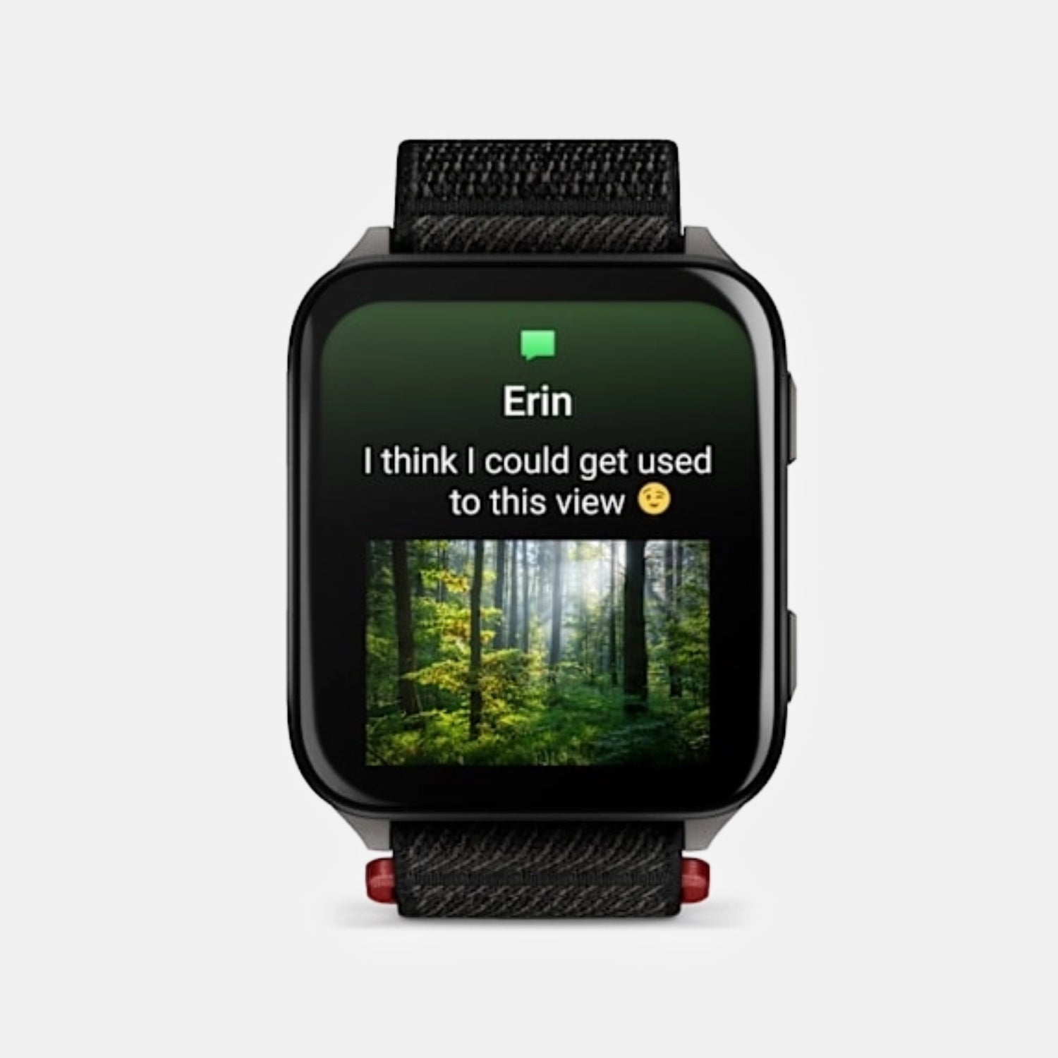 VENU X1 Unisex Black Dial Digital Nylon Watch 010-02980-02