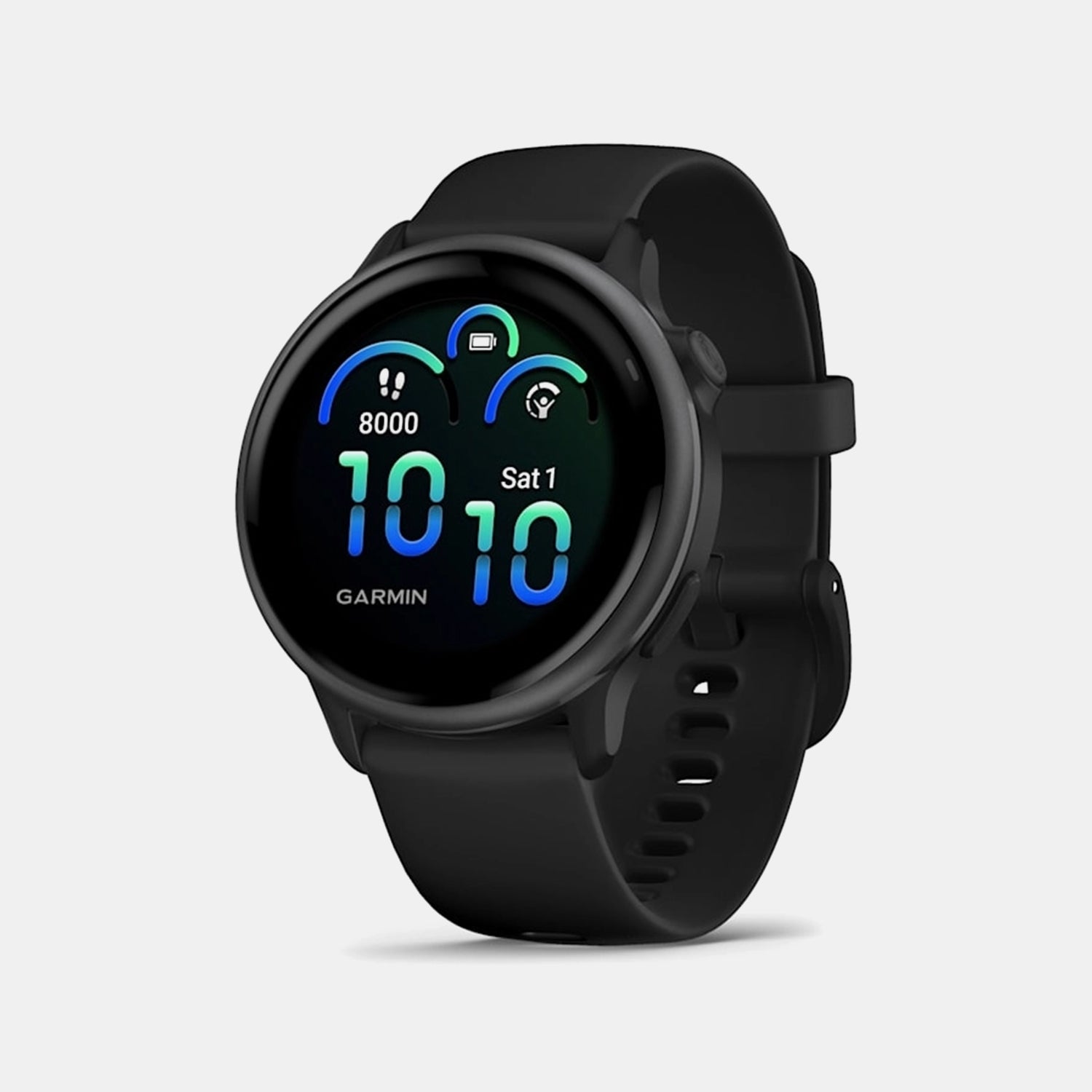 Vivo Active 6 Unisex Black Dial Digital Silicone Watch 010-02985-00