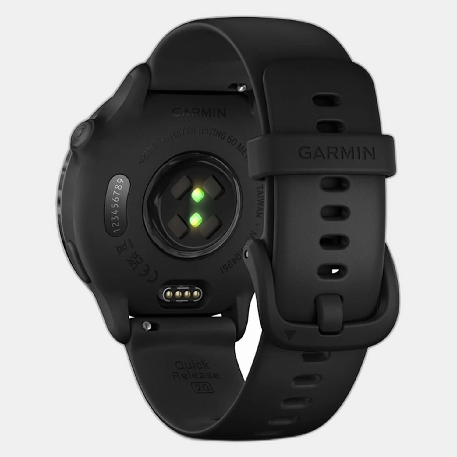Vivo Active 6 Unisex Black Dial Digital Silicone Watch 010-02985-00