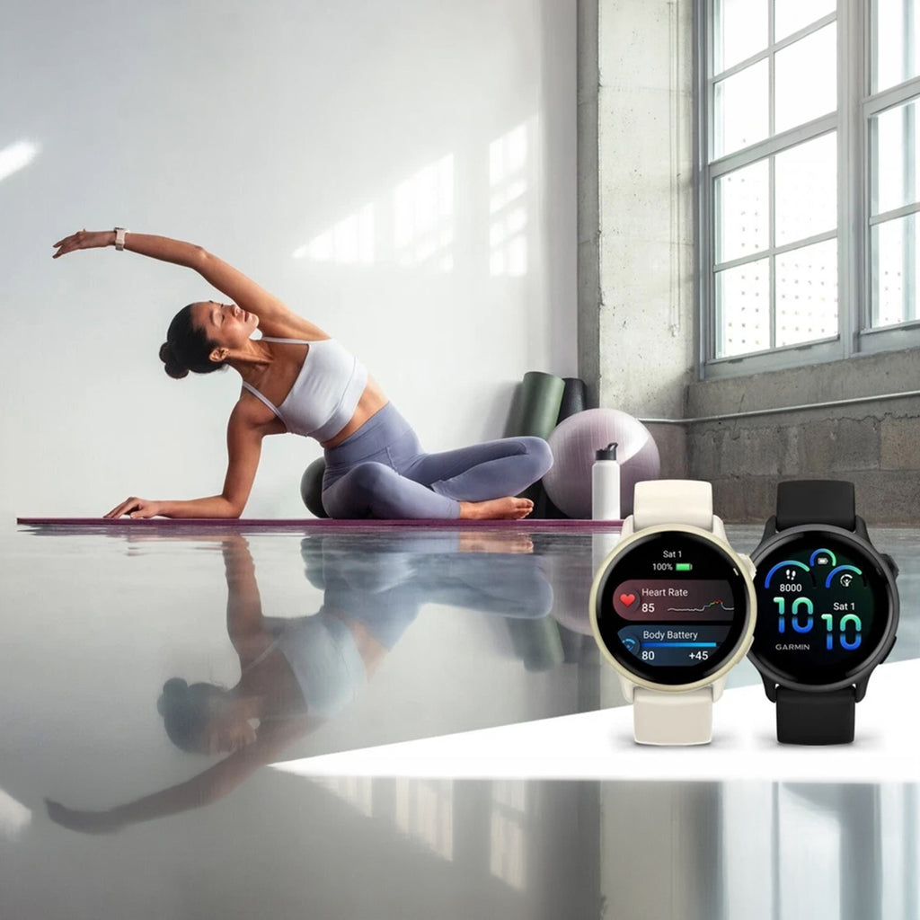 Vivoactive 6 Unisex Quartz Black Dial Amoled Silicone Watch 010-02985-01 Vivoactive 6