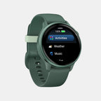 Venu X1 Unisex Automatic Black Dial Digital Silicone Watch 010-02985-02 Vivoactive 6