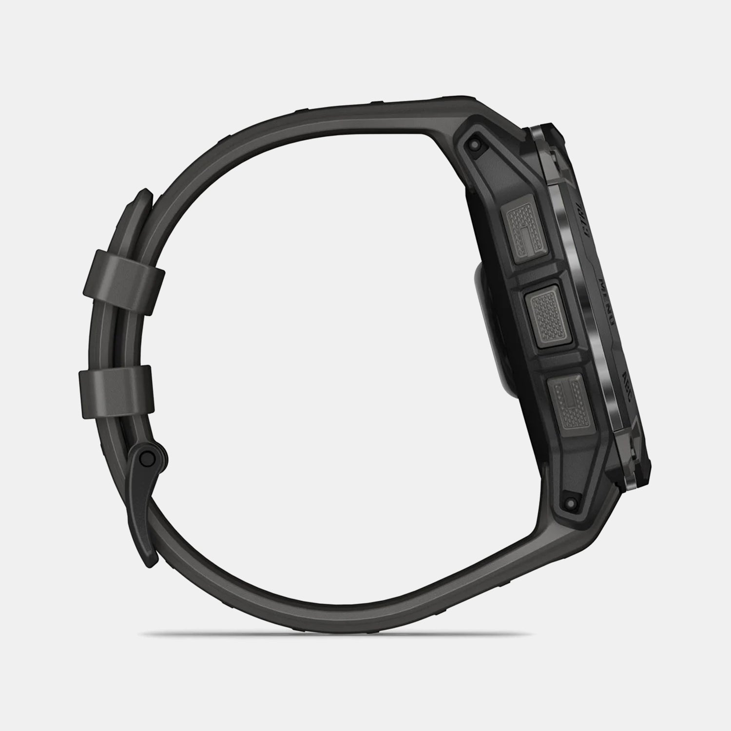 Instinct 3 Unisex Black Dial Digital Silicone Watch 010-03020-00