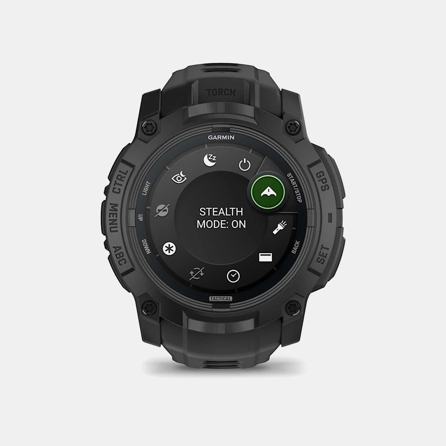 Men Digital Black Dial Amoled Resin Watch 010-03020-50 Instinct 3