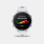 Forerunner® 170 Whitestone with Whitestone/Cloud Blue Band Smartwatch