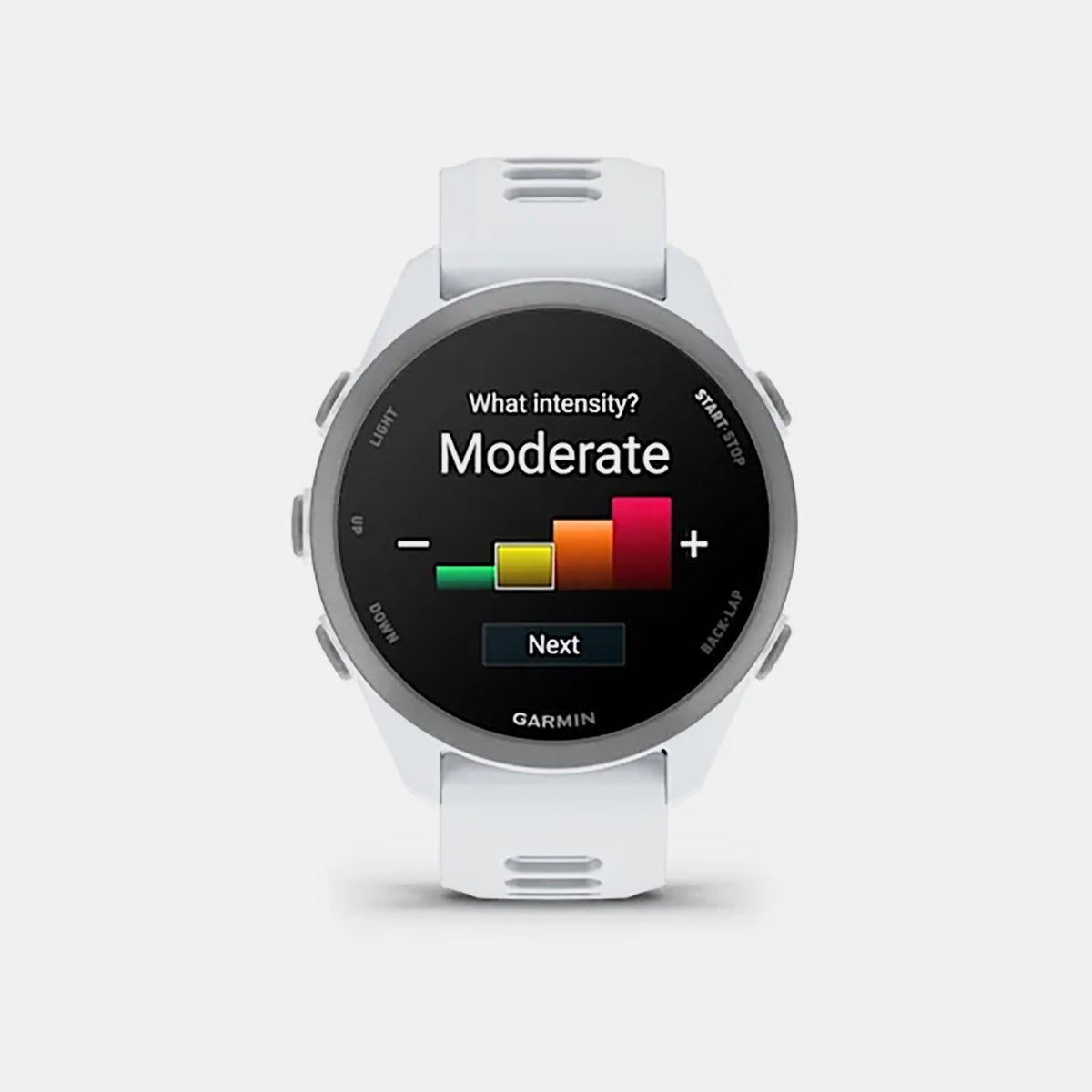 Forerunner® 170 Whitestone with Whitestone/Cloud Blue Band Smartwatch