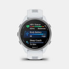 Forerunner® 170 Whitestone with Whitestone/Cloud Blue Band Smartwatch