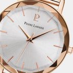 Multiples Women Quartz Silver Dial Analog Mesh Watch 010P928