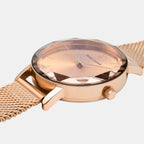 Pierre Lannier Multiples Women Quartz Rose Gold Dial Analog Stainless Steel Watch 010P958-3