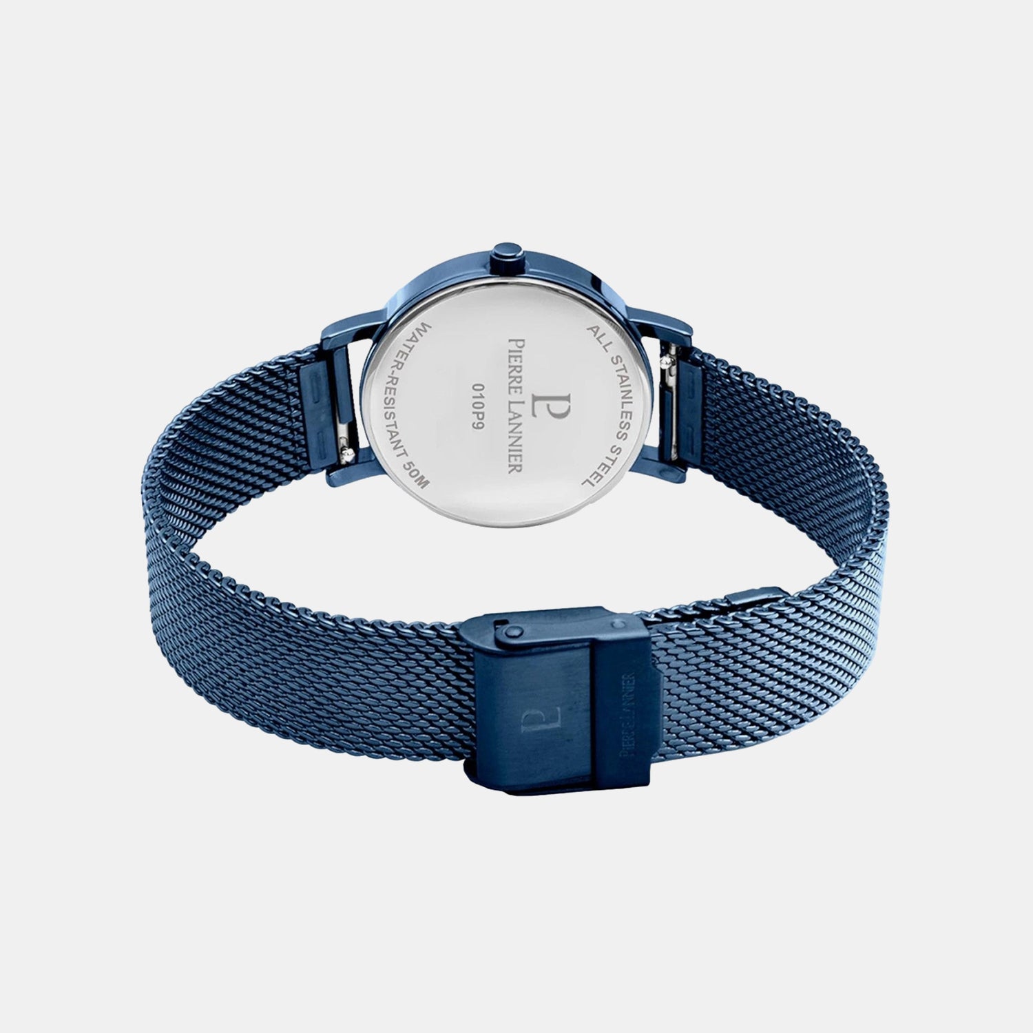 Multiples Women Quartz Blue Dial Analog Stainless Steel Watch 010P968