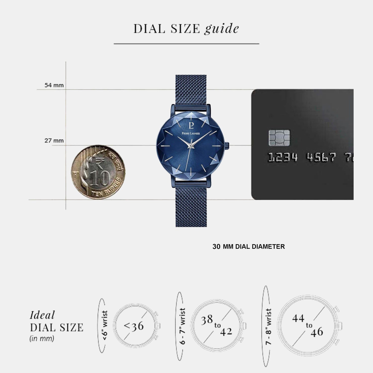 Multiples Women Quartz Blue Dial Analog Stainless Steel Watch 010P968