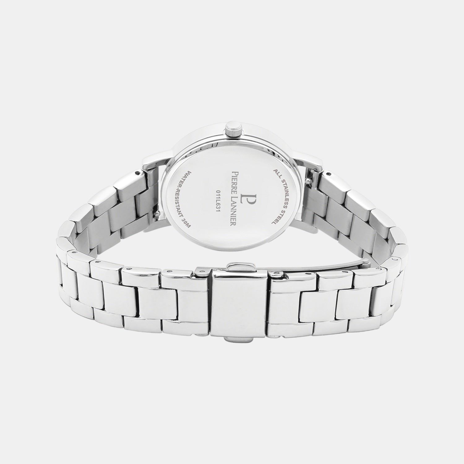 Multiples Women Quartz Grey Dial Analog Stainless Steel Watch 011L631