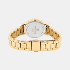 Multiples Women Quartz Gold Dial Analog Stainless Steel Watch 012P542