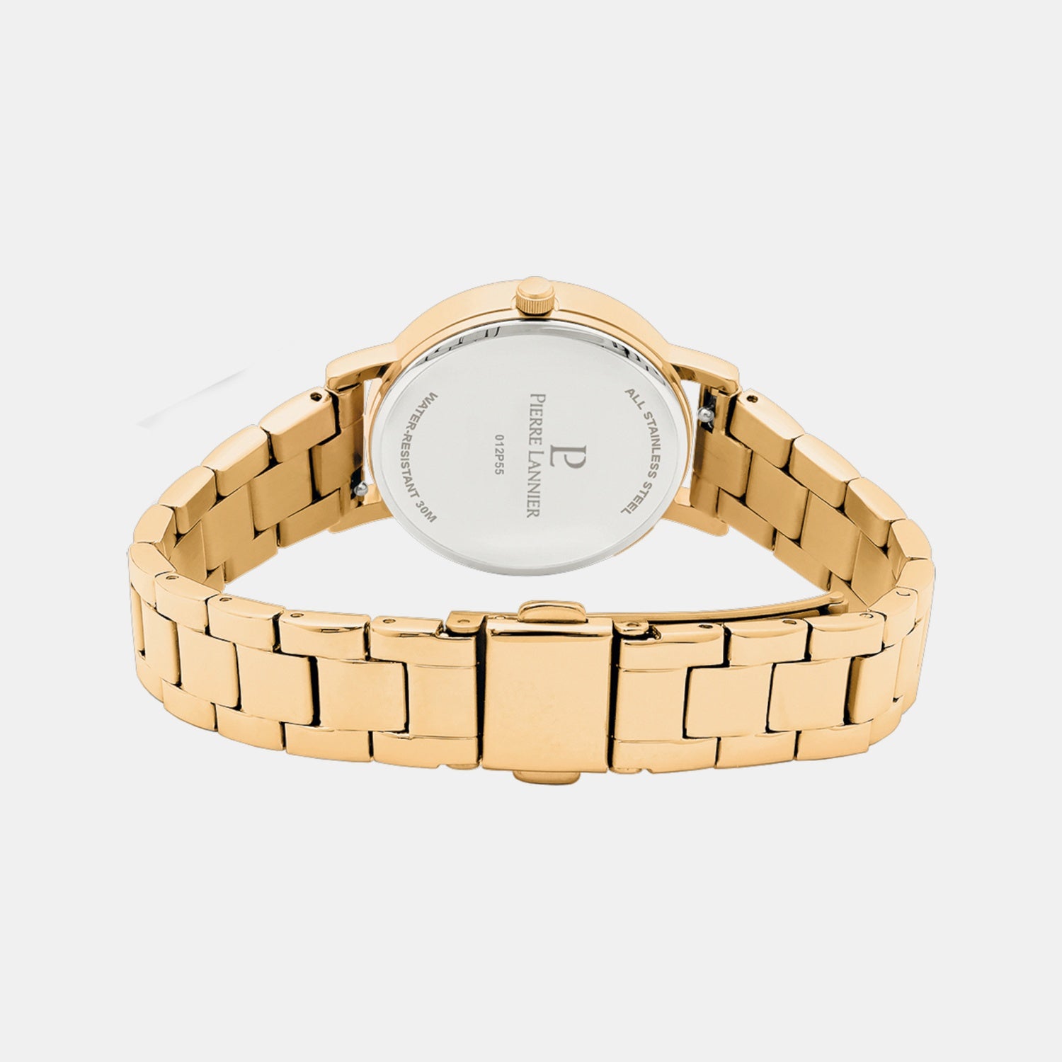 Multiples Women Quartz Rose Dial Analog Stainless Steel Watch 012P552