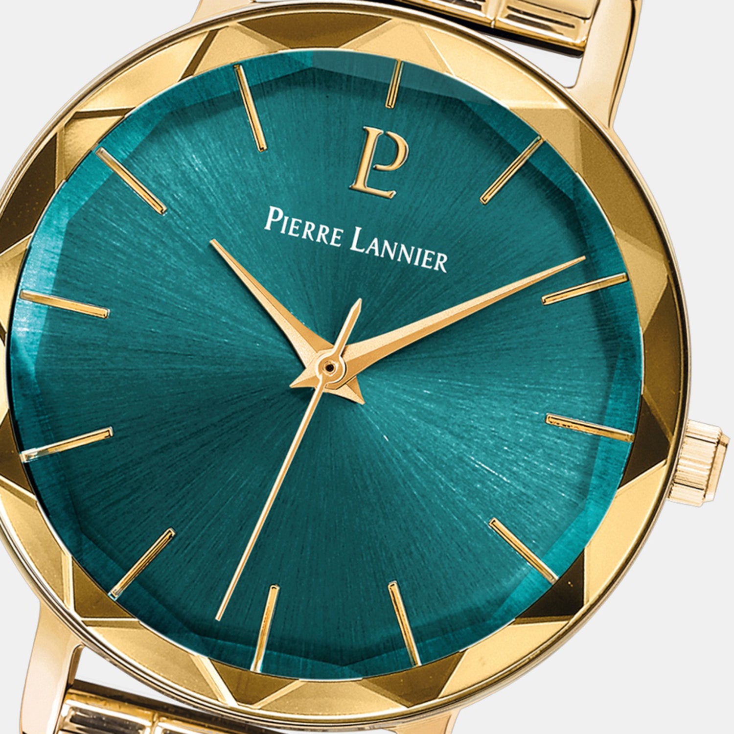 Multiples Women Quartz Green Dial Analog Stainless Steel Watch 012P562