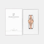 Multiples Women Quartz Pink Dial Analog Stainless Steel Watch 012P958