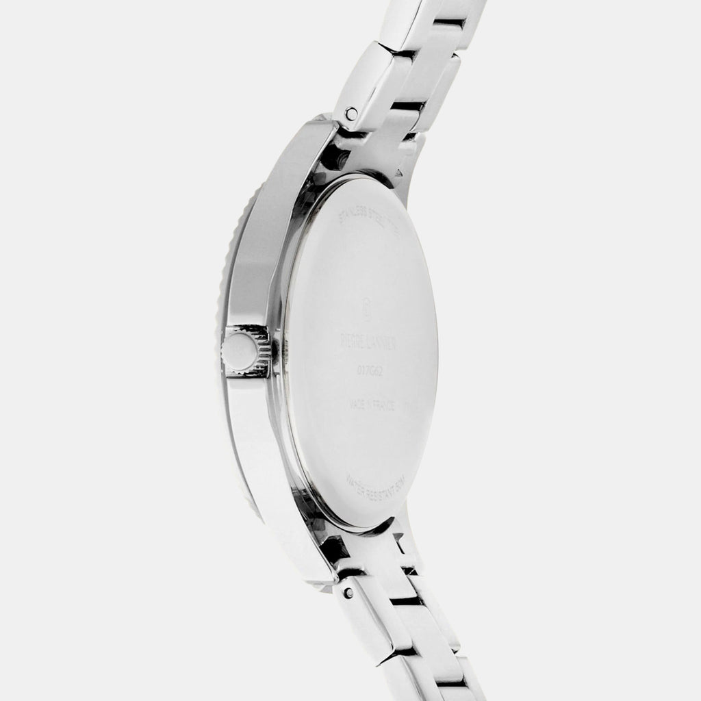 Metropolitain Women Quartz Silver Dial Analog Stainless Steel Watch 017G621
