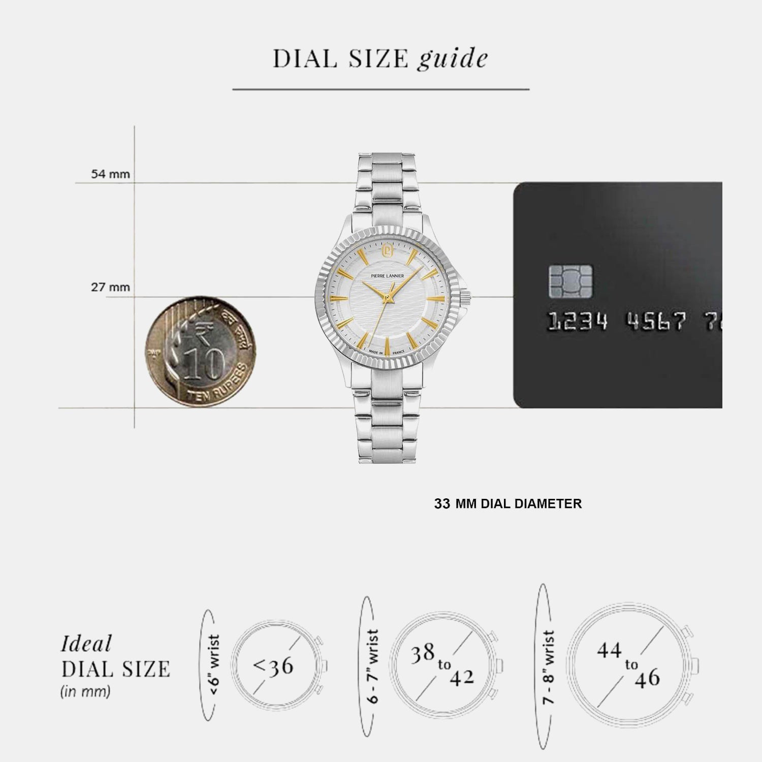 Metropolitain Women Quartz Silver Dial Analog Stainless Steel Watch 017G621