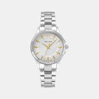 Pierre Lannier Metropolitain Women Quartz Silver Dial Analog Stainless Steel Watch 017G621-1