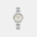 Pierre Lannier Metropolitain Women Quartz Silver Dial Analog Stainless Steel Watch 017G621-2