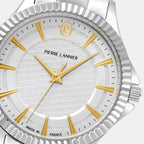 Pierre Lannier Metropolitain Women Quartz Silver Dial Analog Stainless Steel Watch 017G621-3
