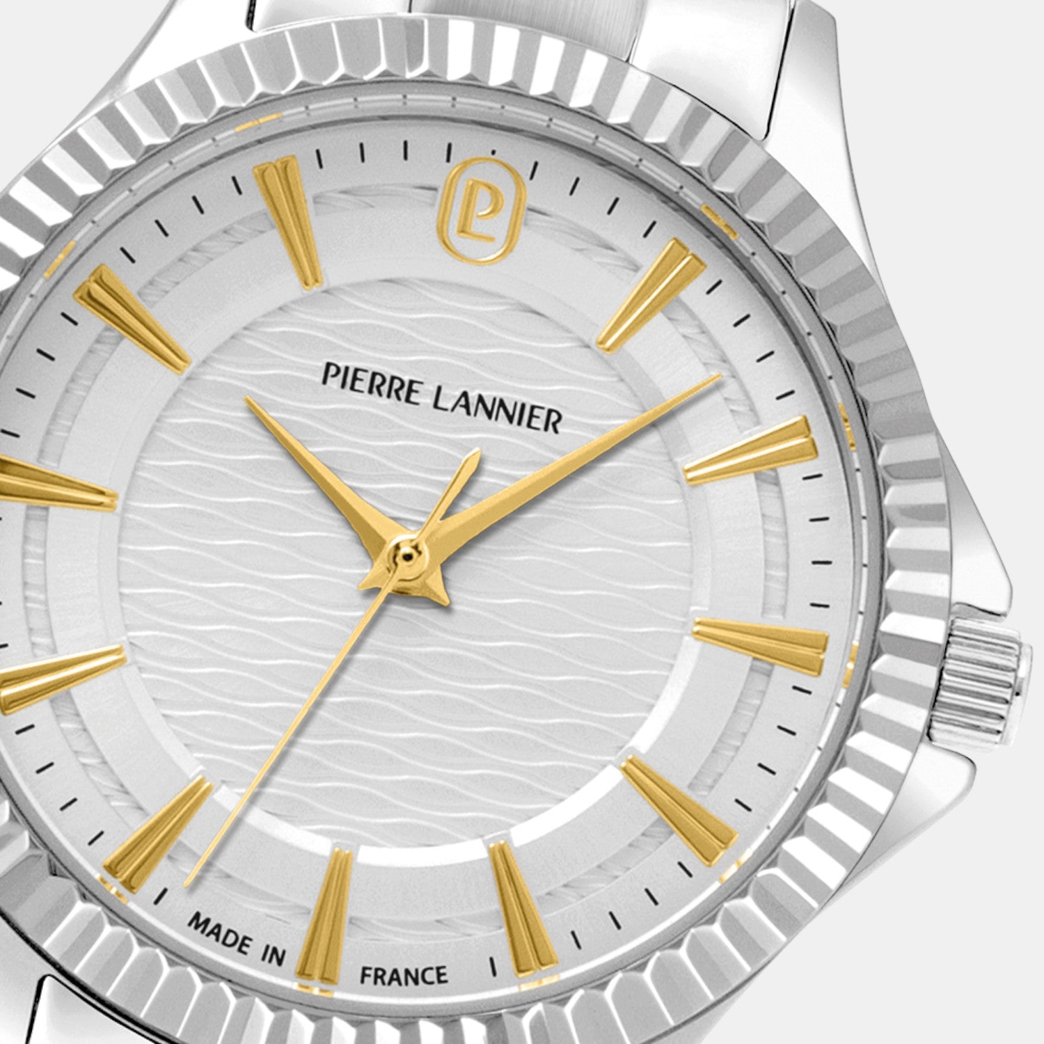 Pierre Lannier Metropolitain Women Quartz Silver Dial Analog Stainless Steel Watch 017G621-3