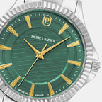 Metropolitain Women Quartz Green Dial Analog Stainless Steel Watch 017G671