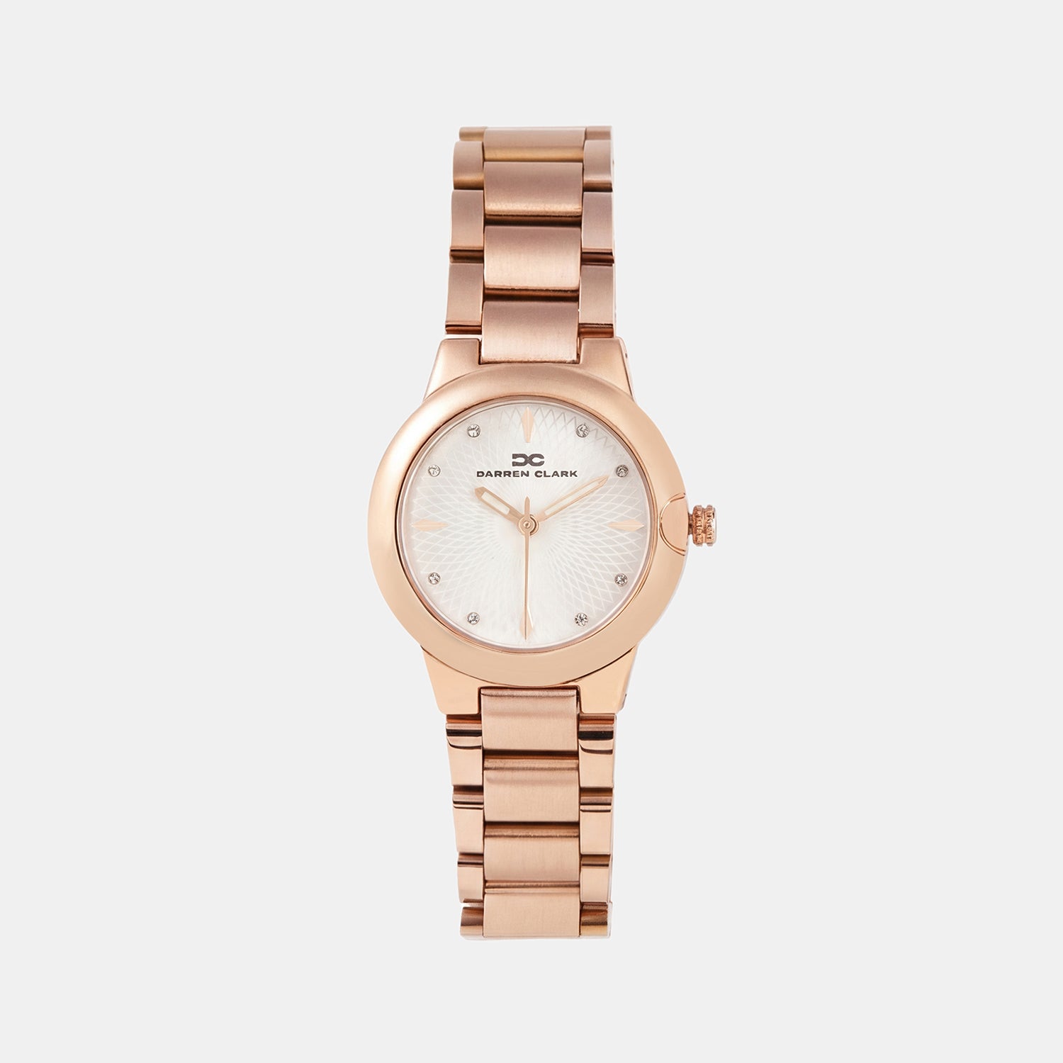 Women Quartz Silver Dial Analog Metal Watch 2016C-M0303