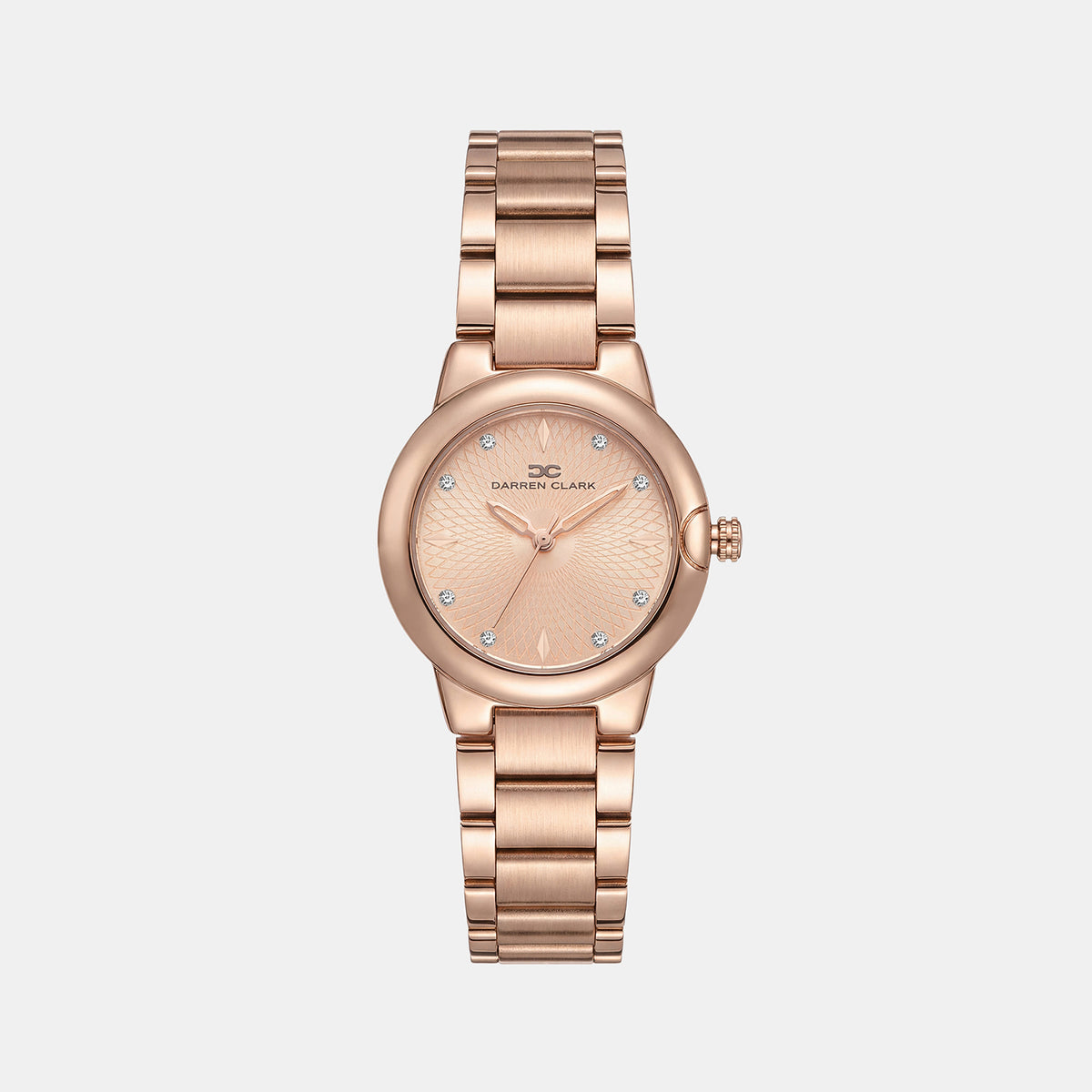 Women Quartz Rose Gold Dial Analog Metal Watch 2016C-M0307