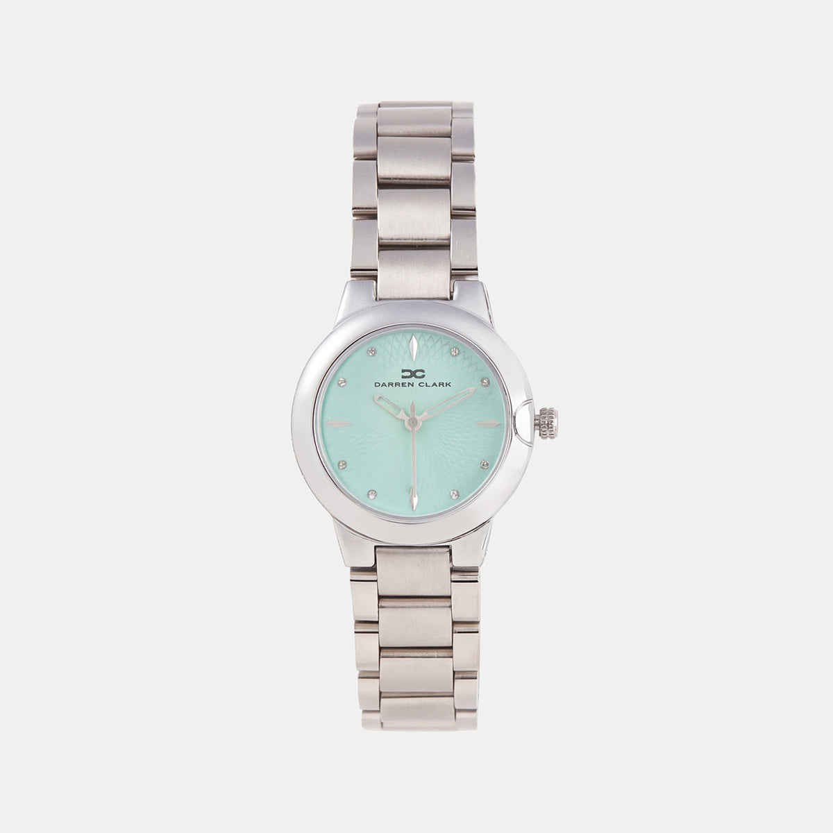 Women Quartz Green Dial Analog Metal Watch 2016A-M0117