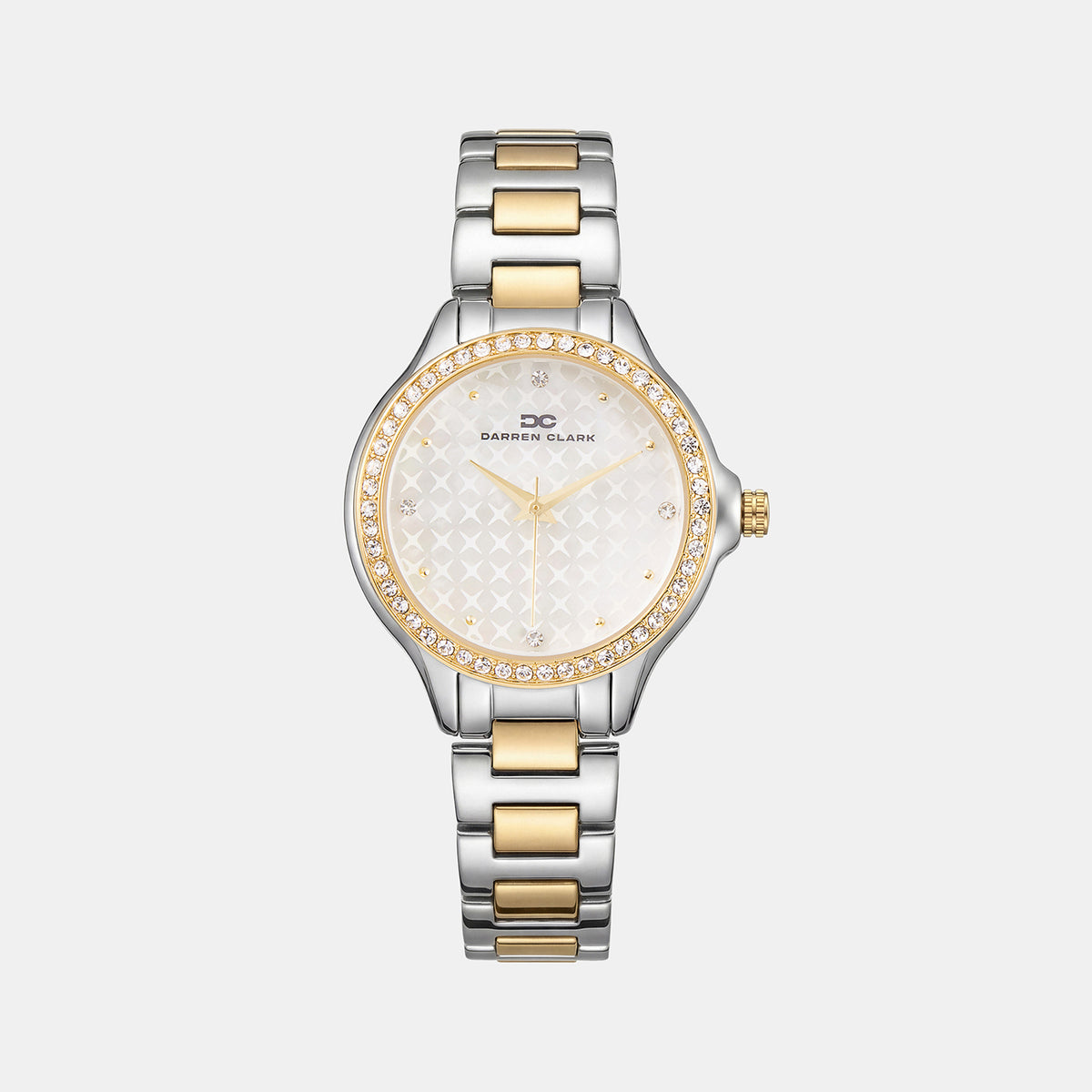 Women Quartz Silver Dial Analog Metal Watch 2015D-M1203