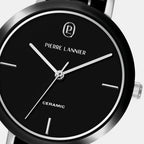 Chouquette Women Quartz Black Dial Analog Stainless Steel Watch 024L839