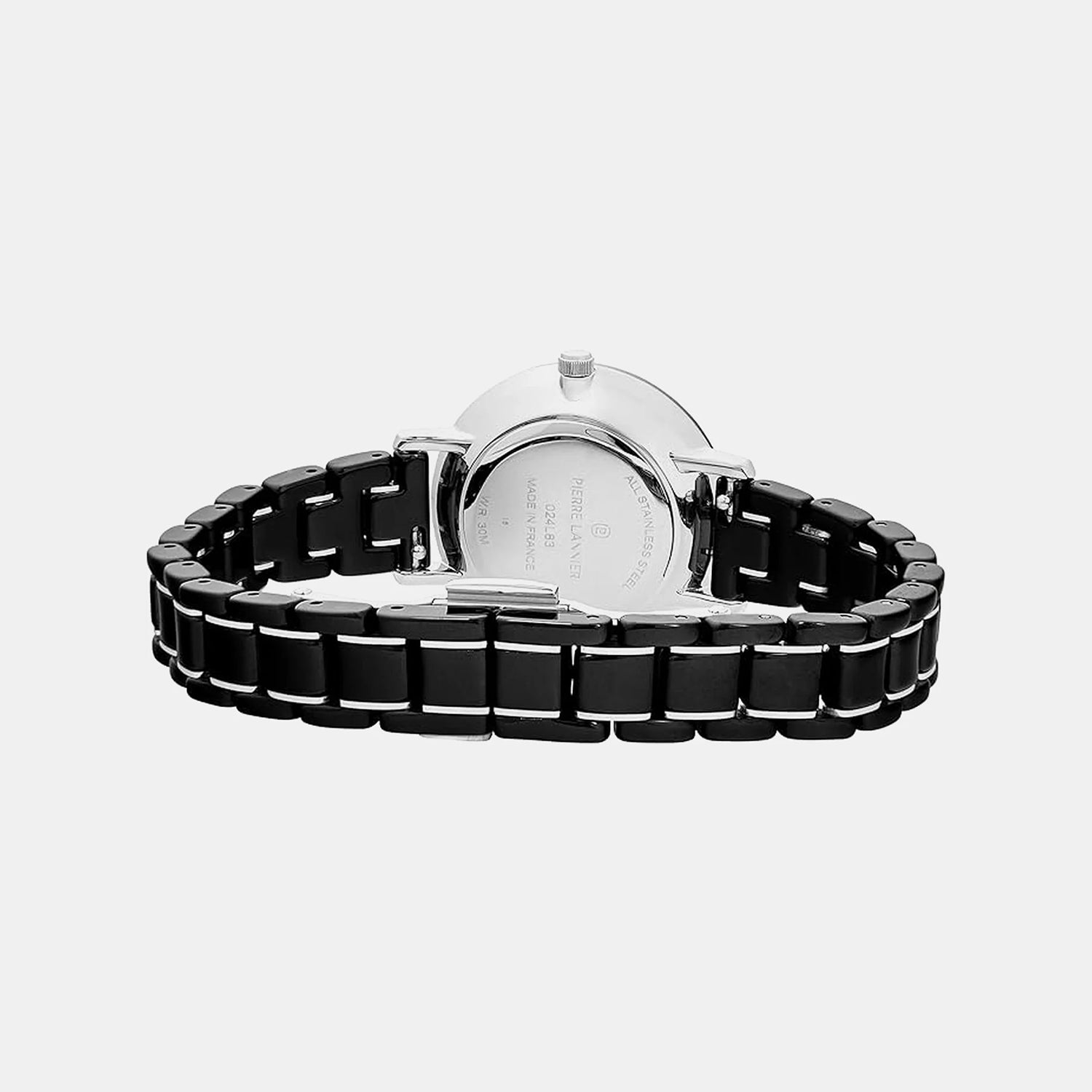 Chouquette Women Quartz Black Dial Analog Stainless Steel Watch 024L839