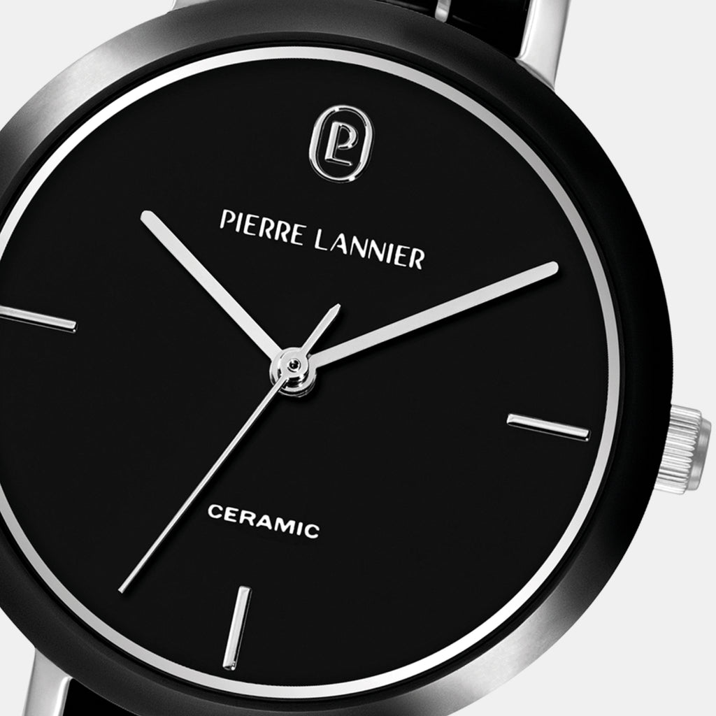 Chouquette Women Quartz Black Dial Analog Stainless Steel Watch 024L839