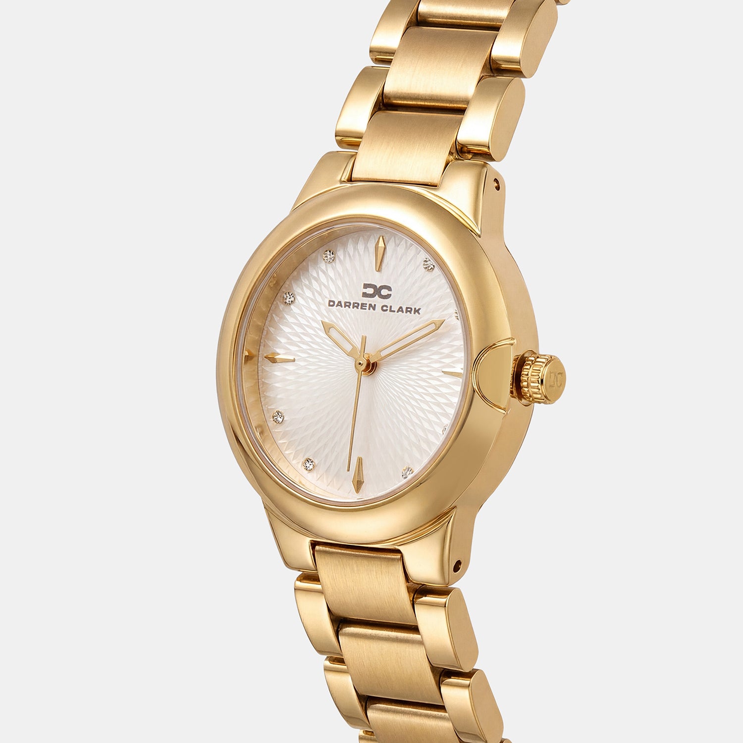 Women Quartz Silver Dial Analog Metal Watch 2016B-M0203