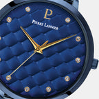 Grace Women Quartz Blue Dial Stainless Steel Watch 030M869