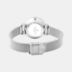 Chouquette Women Quartz Silver Dial Analog Stainless Steel Watch 034N621