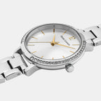 Pierre Lannier Chouquette Women Quartz Silver Dial Analog Stainless Steel Watch 036P621-2