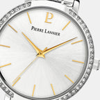 Pierre Lannier Chouquette Women Quartz Silver Dial Analog Stainless Steel Watch 036P621-3