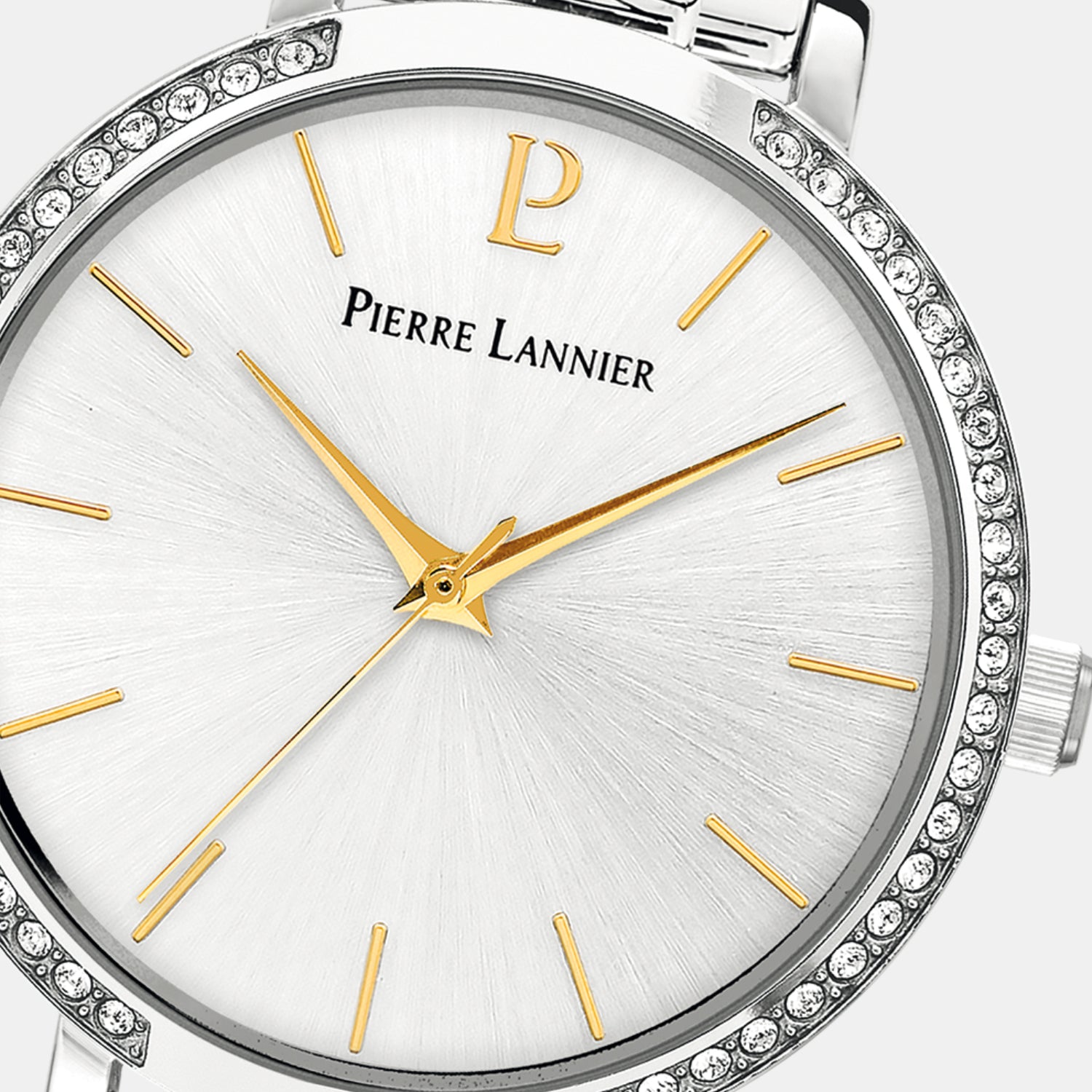Pierre Lannier Chouquette Women Quartz Silver Dial Analog Stainless Steel Watch 036P621-3