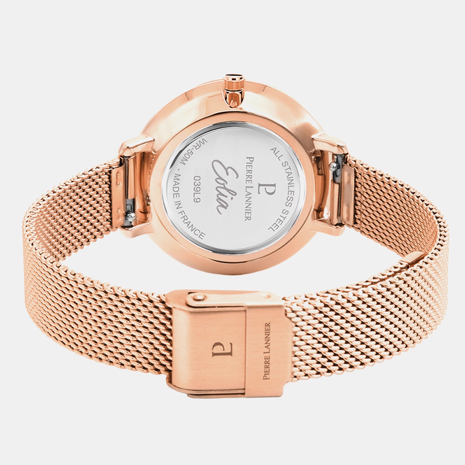 Eolia Women Quartz White Dial Analog Mesh Watch 039L908