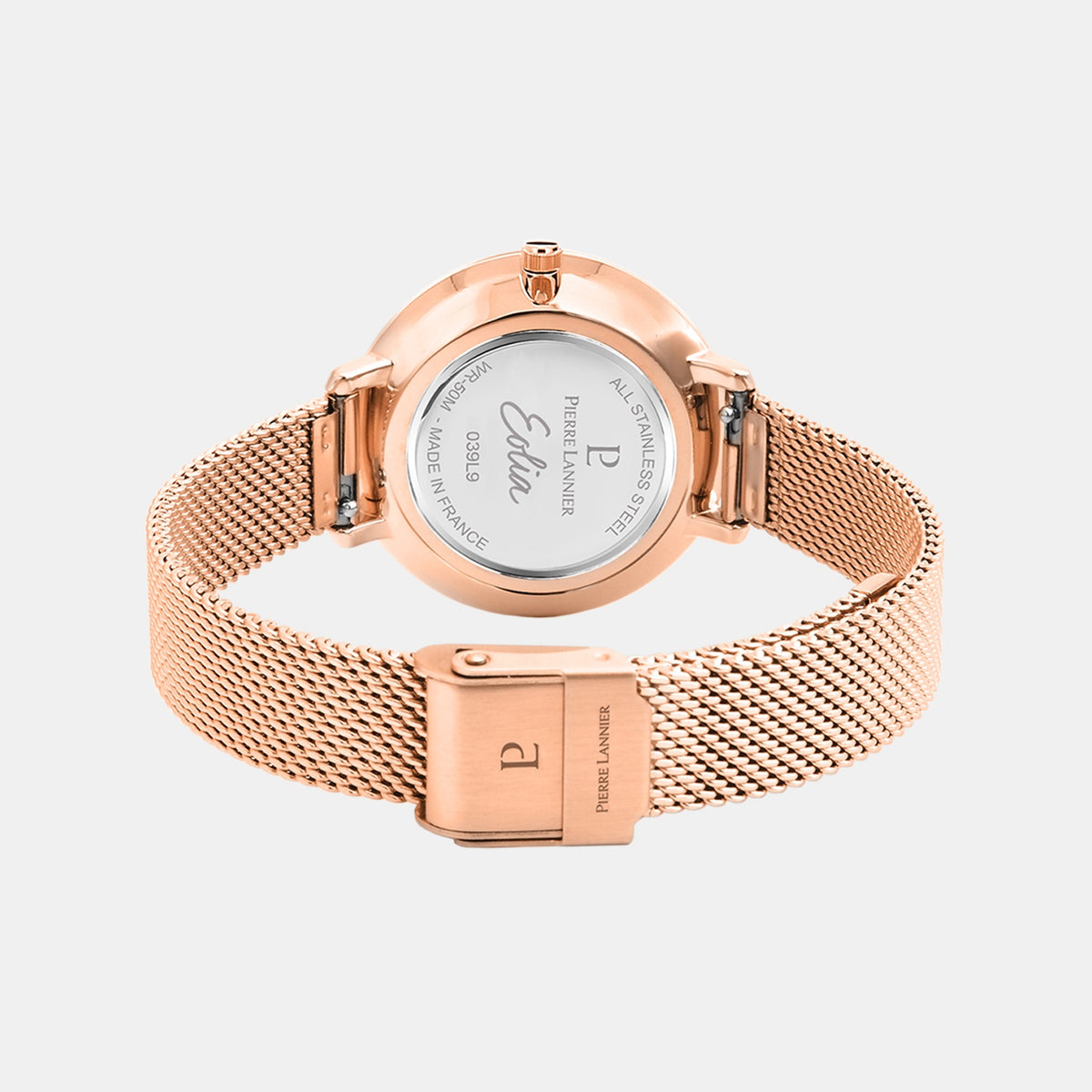 Eolia Women Quartz Grey Dial Analog Mesh Watch 039L938